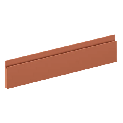 Façade de tiroir de cuisine Tokyo terracotta mat H.12.5 x l.59.7 cm