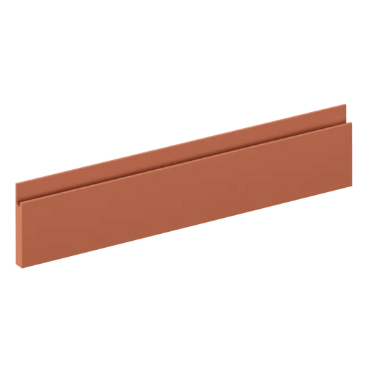 Façade de tiroir de cuisine Tokyo terracotta mat H.12.5 x l.59.7 cm