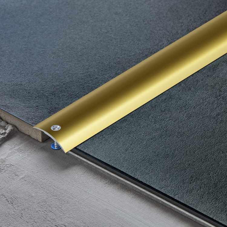 Barre de seuil à visser aluminium finition laiton, l. 0.3 cm x L.166 cm ARTENS