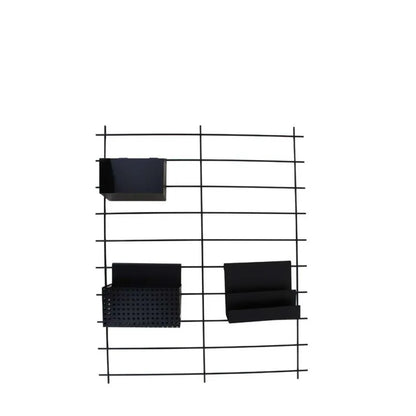 Etagère murale de bureau en métal 50x60cm - Ornami