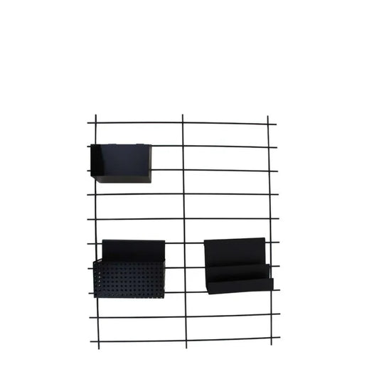 Etagère murale de bureau en métal 50x60cm - Ornami