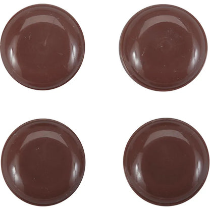 Assortiment 4 Patin de pied de meuble en plastique à clouer 3M Ø19 mm
