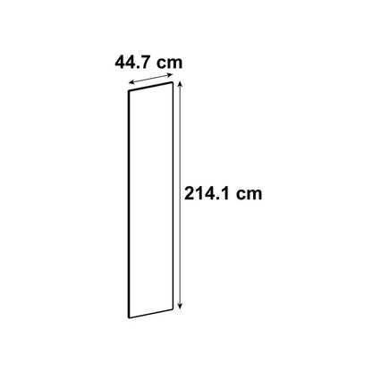 Porte de cuisine Sydney angora brillant H.214.1 x l.44.7 cm