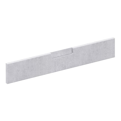 Façade de tiroir de cuisine Berlin effet béton mat H.12.5 x l.79.7 cm