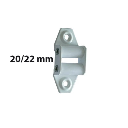 Guide pour sangle de volet roulant 20/22 mm, pose verticale H.58 x L.26 x P.15mm
