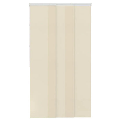 Panneau japonais Tamisant uni, beige, H.250 x l.50 cm